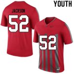 Youth Ohio State Buckeyes #52 Antwuan Jackson Retro Nike NCAA College Football Jersey Lifestyle FCZ4144NN